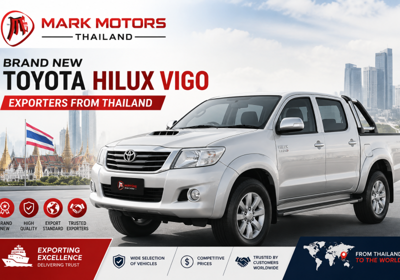 Brand New Toyota Hilux Vigo Exporters from Thailand